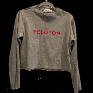 PELOTON long sleeve crop top